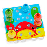 Quercetti stapelspel jumbo peggy junior karton 24-delig