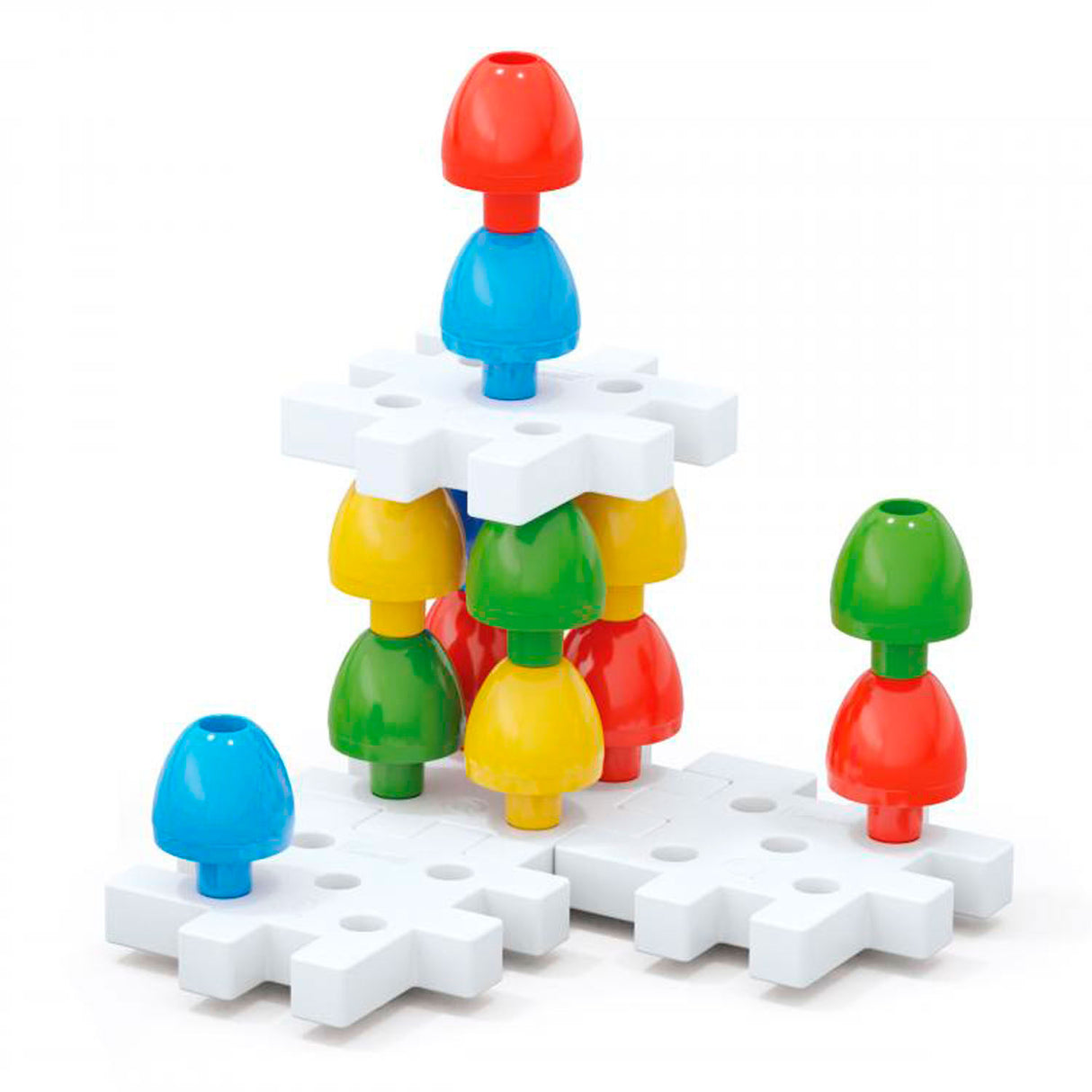 Quercetti stapelspel jumbo peggy junior karton 24-delig