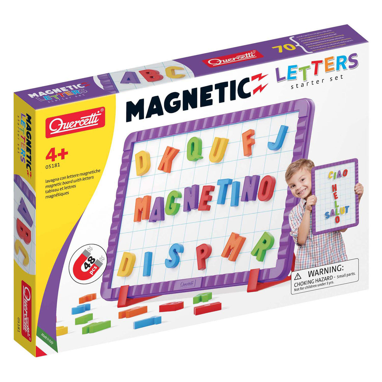 Quercetti magneetbord basic letters