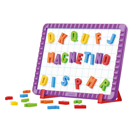 Quercetti magneetbord educatief speelgoed met magneetletters multicolor.