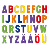 Quercetti magneetbord educatief speelgoed met magneetletters multicolor.