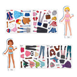 Quercetti magnetische mode aankleedpop best friends - 57dlg.