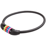 M-wave cijfer-kabelslot silicone blauw 65cm12mm