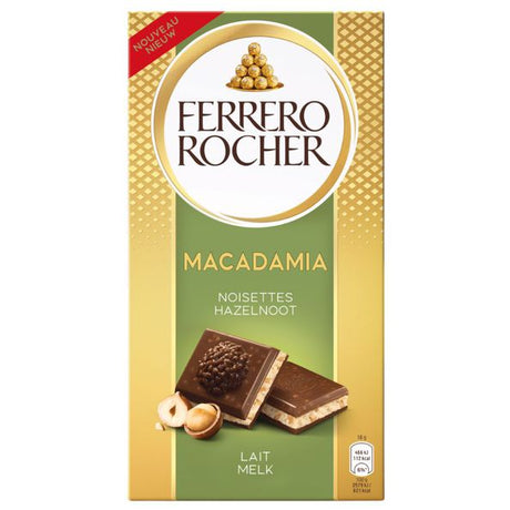 Ferrero rocher tablet hazelnut macadamia (8x 90 gr)