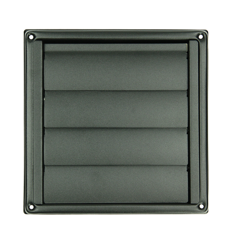 Renson 1068946 - inbouw dampkaprooster 633 inox zwart (dia 125) | 2 stuks