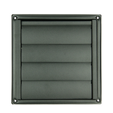 Renson 1068947 - inbouw dampkaprooster 633 inox zwart (dia 150) | 2 stuks