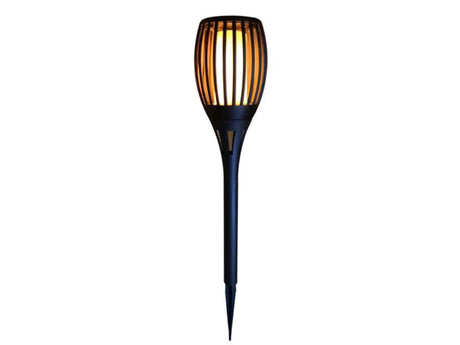 Lumineo led solaar tuinfakkel met vlam effect 78cm