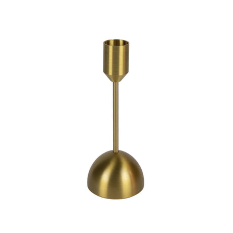 Svenska living kandelaar metaal 15cm goud