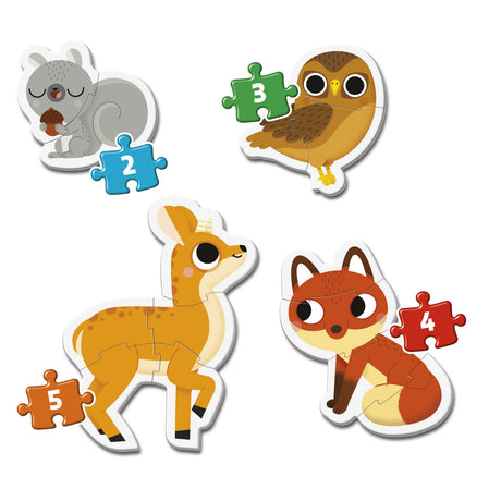 Clementoni mijn eerste puzzels - bosdieren