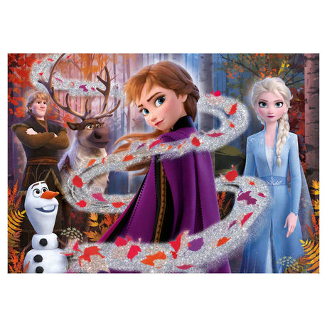 Clementoni Glitter Puzzel Frozen 2, 104st.