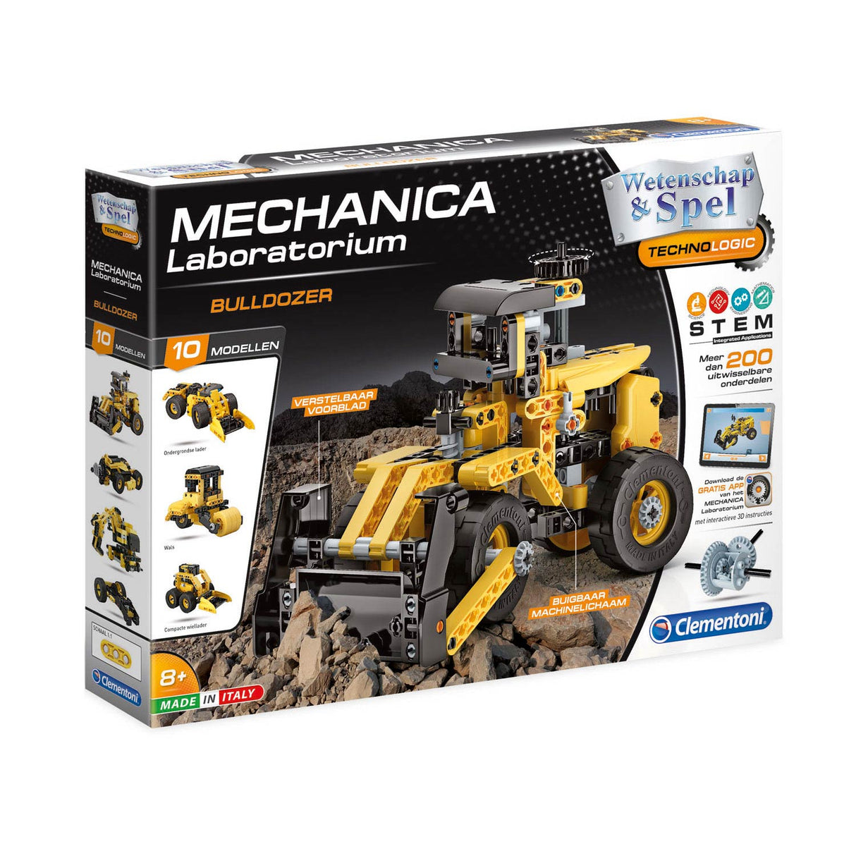 Clementoni Wetenschap Spel Mechanica - Bulldozer