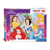Clementoni puzzel disney princess, 180st.