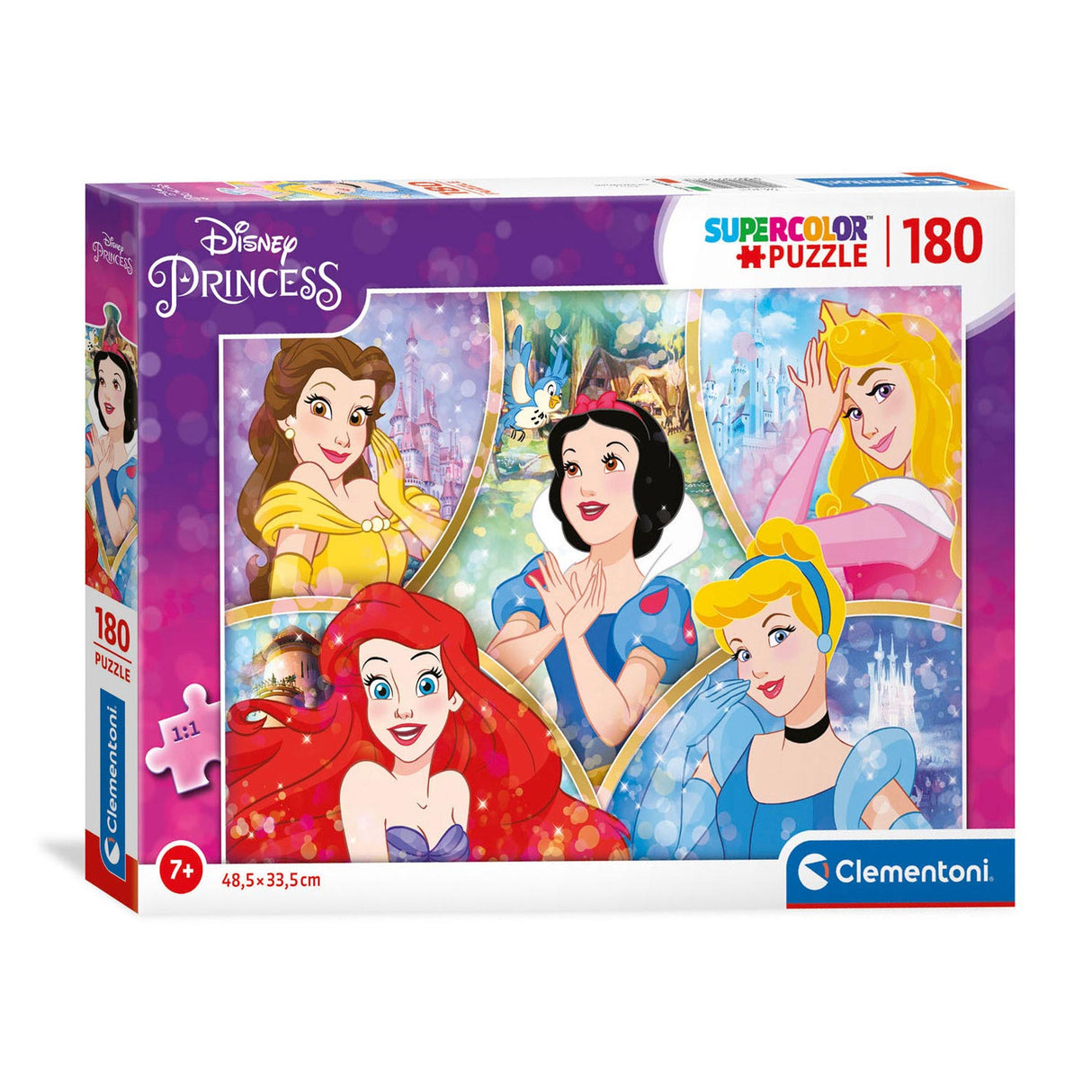 Clementoni puzzel disney prinses, 180st.