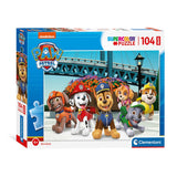 Clementoni maxi puzzel paw patrol, 104st.