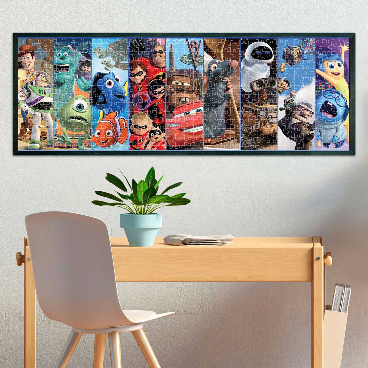 Clementoni Panorama Puzzel Disney Pixar, 1000st.