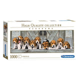 Clementoni panorama puzzel beagles, 1000st.