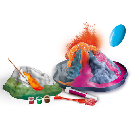Clementoni wetenschap en spel vulkaan glow in the dark set