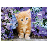 Clementoni puzzel kat met bloemen, 500st.