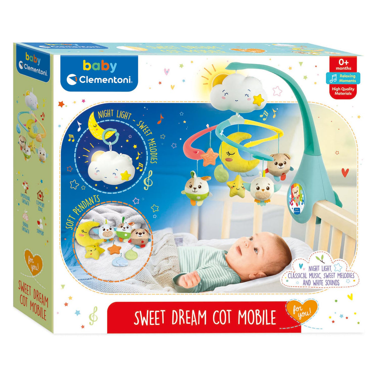 Clementoni Baby Muziek Mobiel Wolk