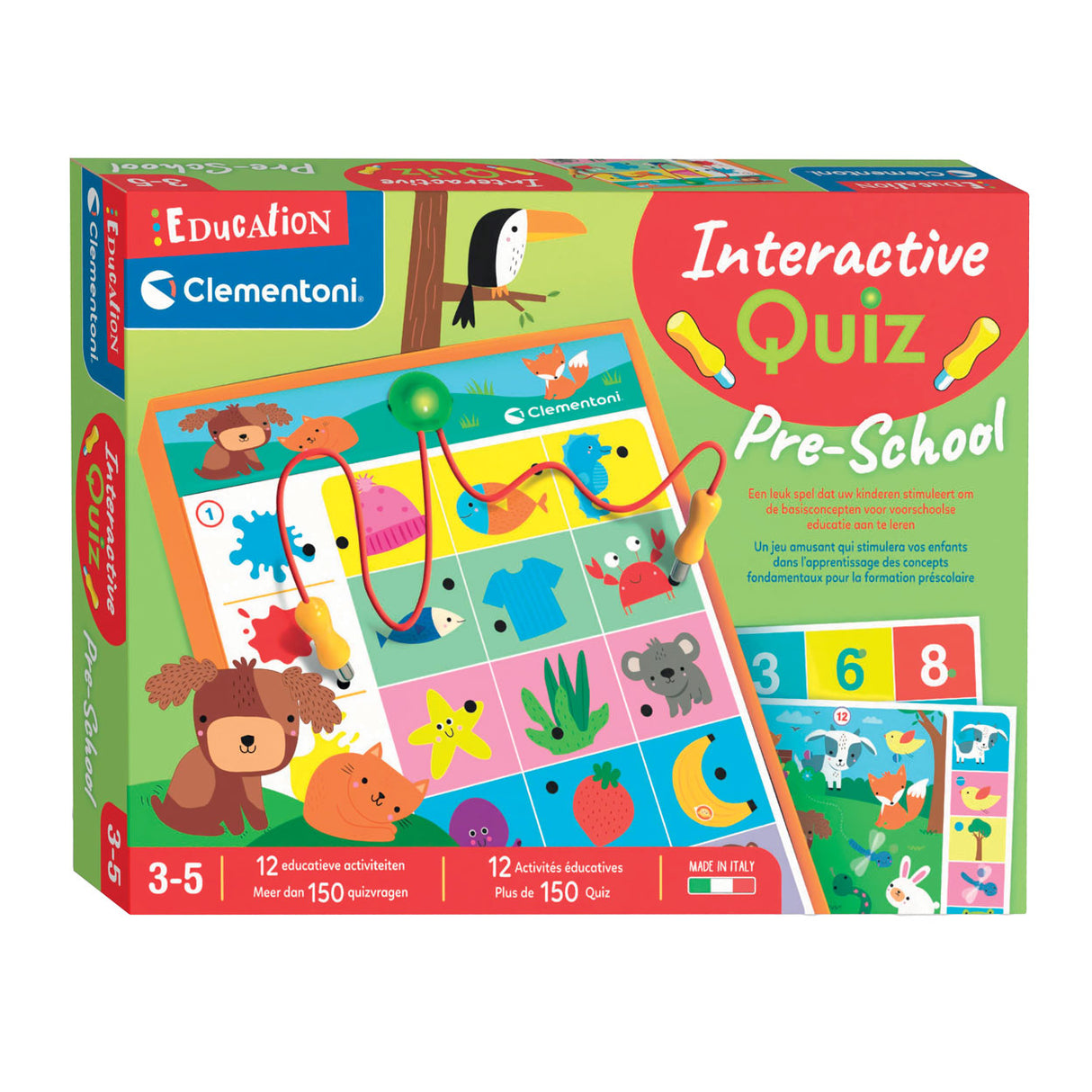 Clementoni Education Interactieve Quiz Pre-school Leerspel