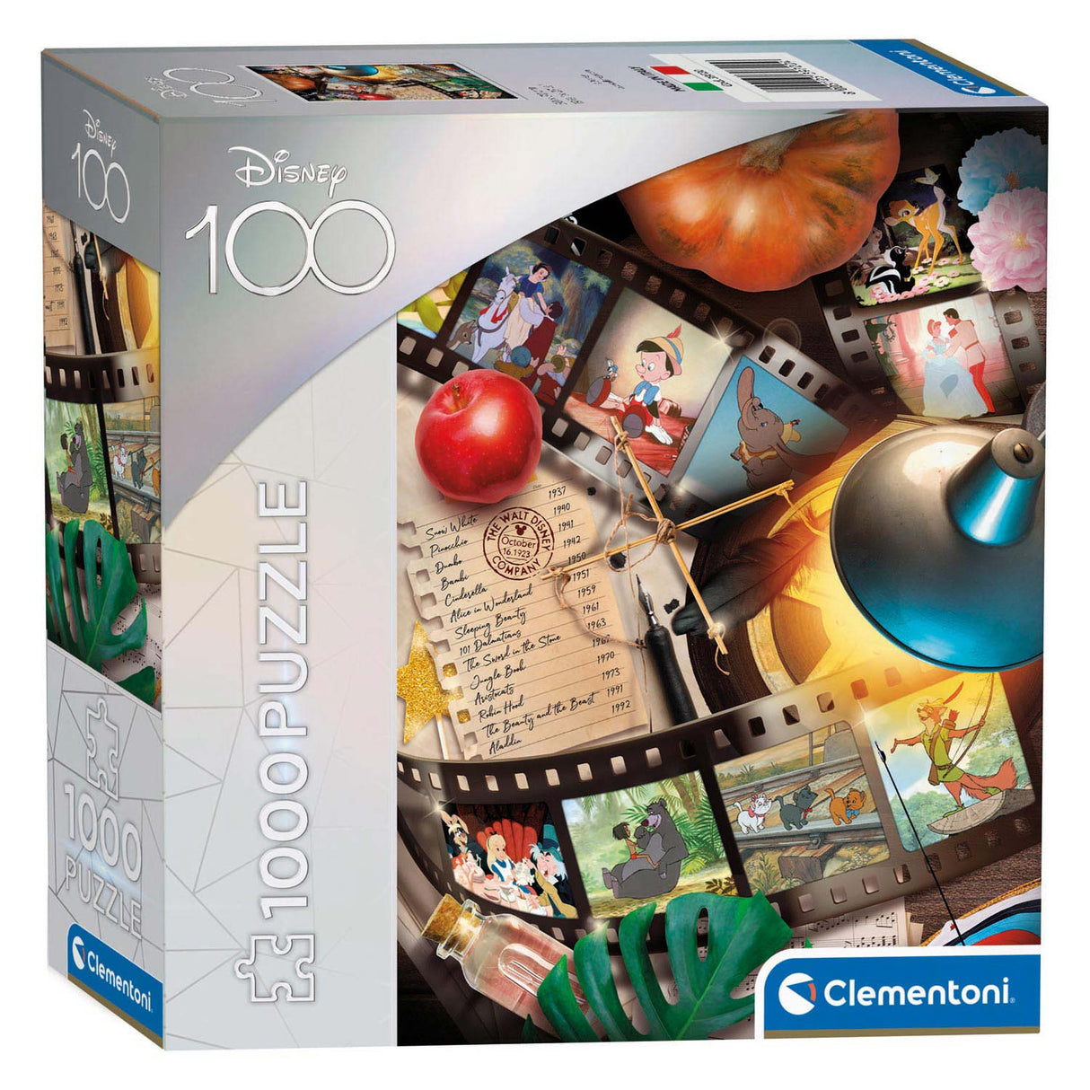 Clementoni Puzzel 100 Jaar Classics, 1000st.