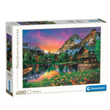 Clementoni puzzel alpine lake, 6000st.