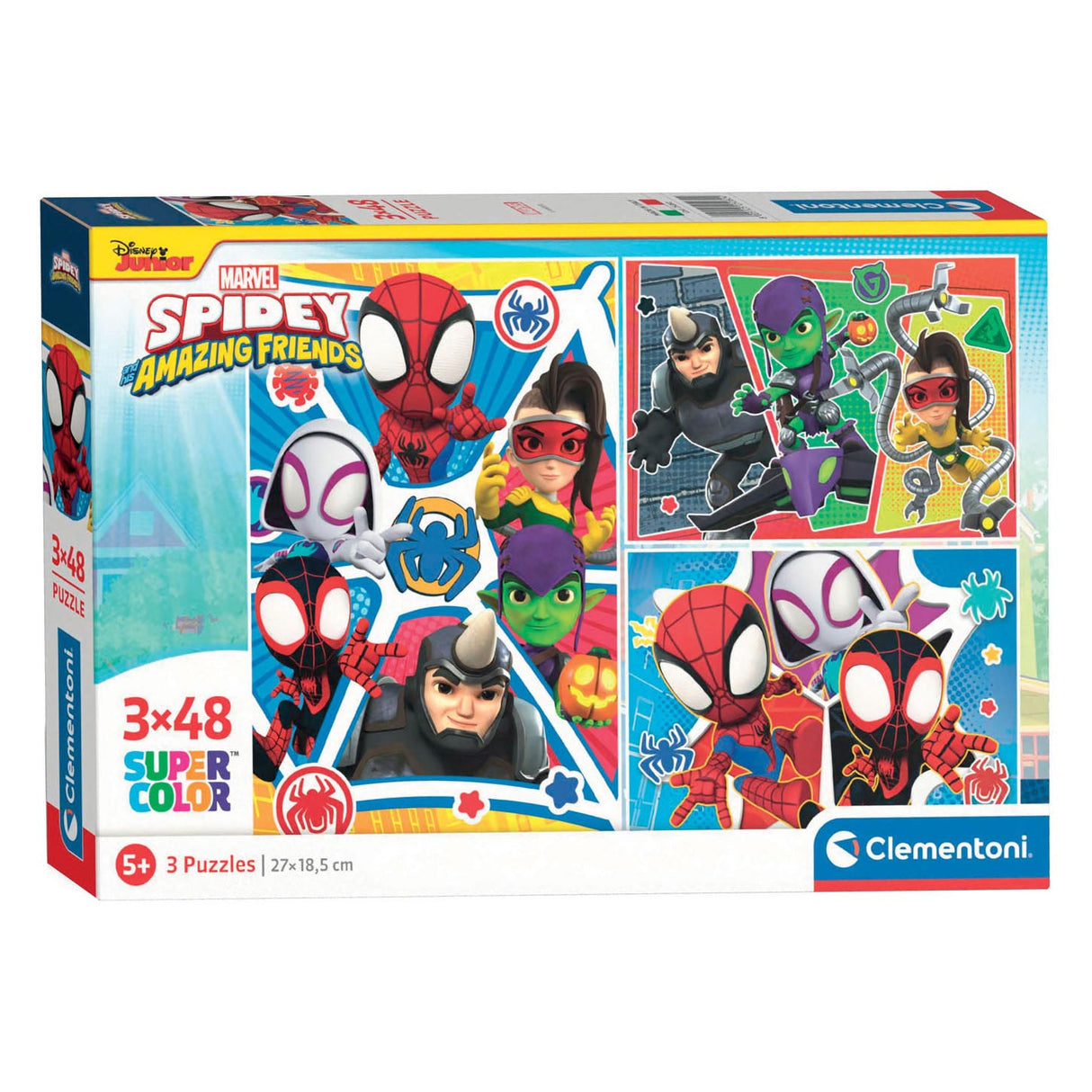 Clementoni Puzzel Spidey, 3x48st.