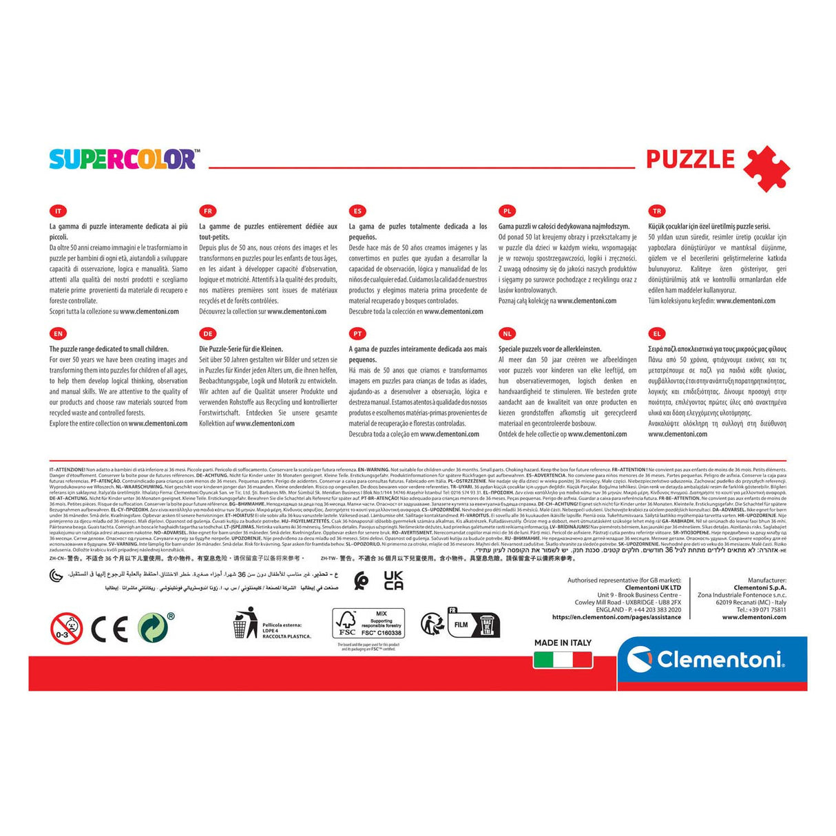 Clementoni legpuzzel - paw patrol, 104st.