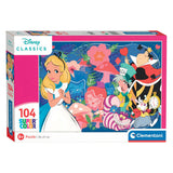 Clementoni Legpuzzel Alice in Wonderland, 104st.