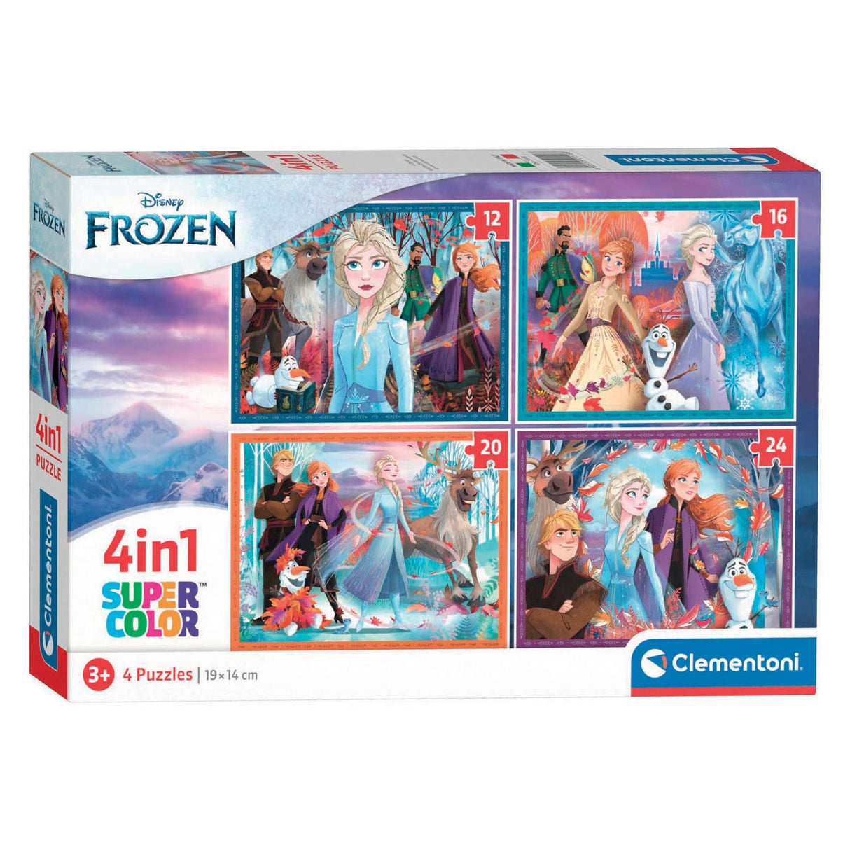 Clementoni Puzzels Frozen, 4in1