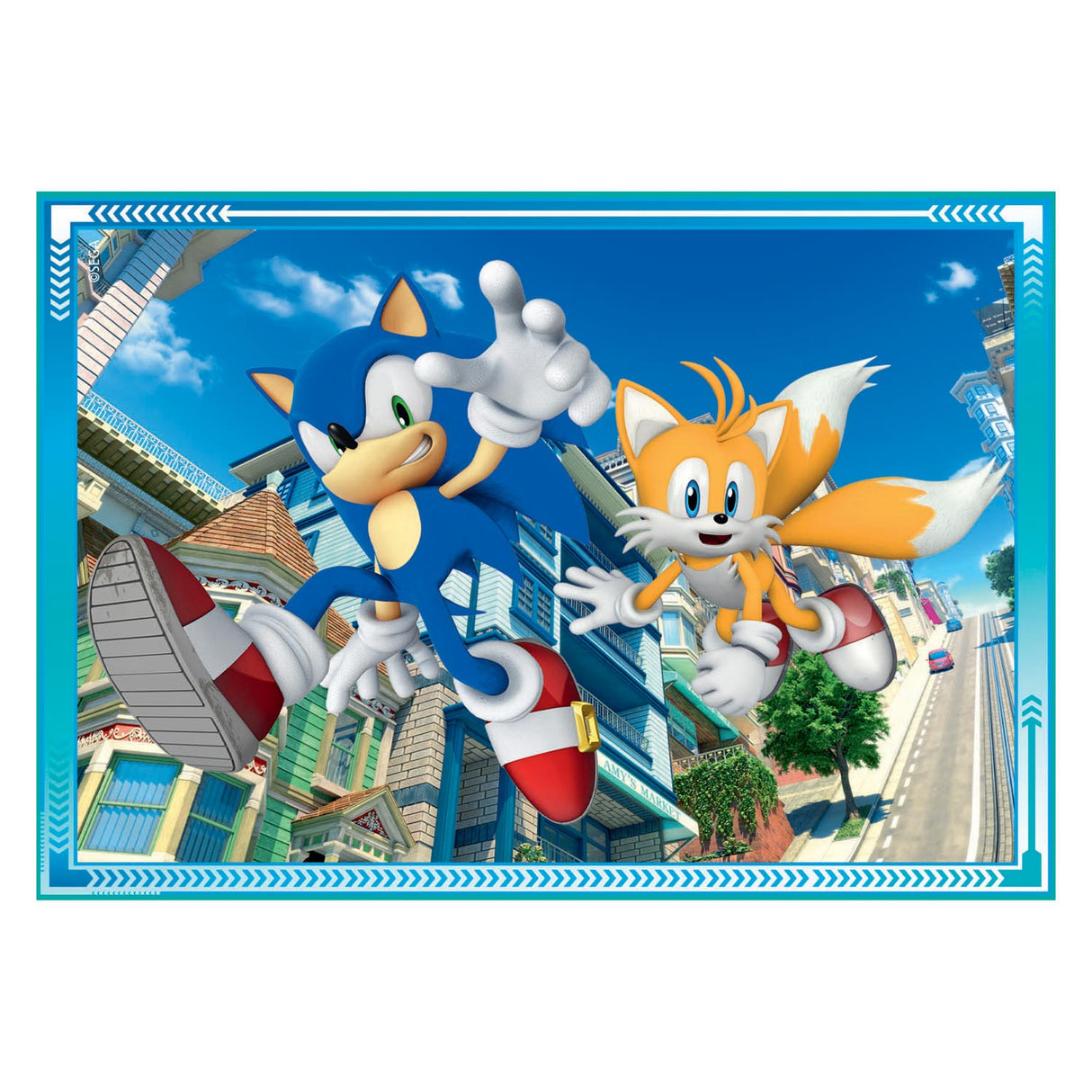Clementoni puzzels sonic, 4in1