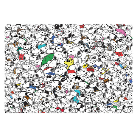 Clementoni legpuzzel impossible peanuts snoopy, 1000st.