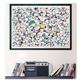 Clementoni legpuzzel impossible peanuts snoopy, 1000st.