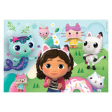 Clementoni puzzel gabby's poppenhuis, 2x60st.