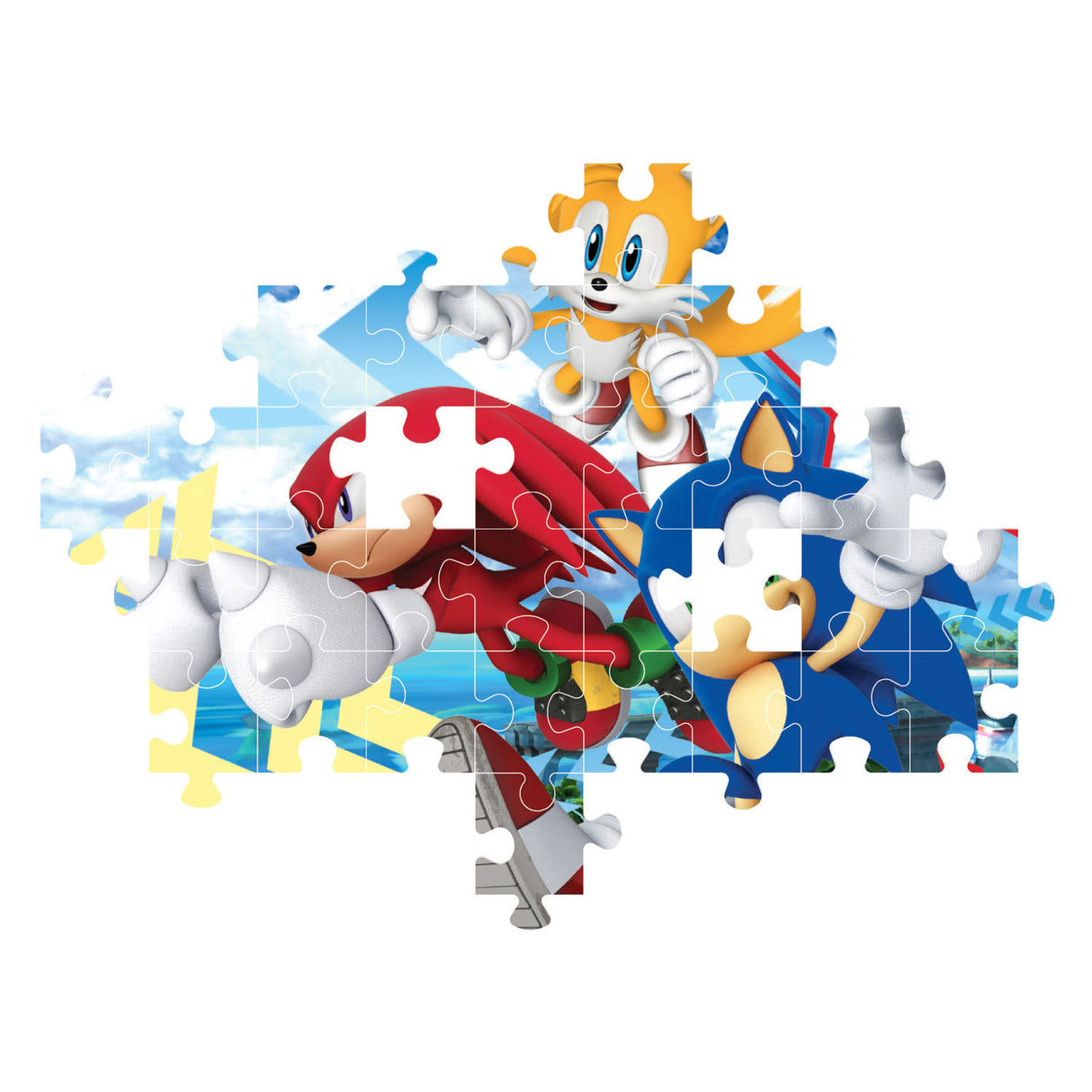 Clementoni Legpuzzel Super Sonic, 104st.