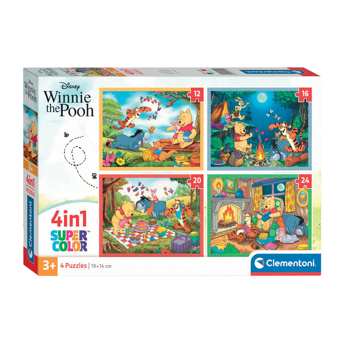 Clementoni Legpuzzel Color Winnie de Poeh, 4in1