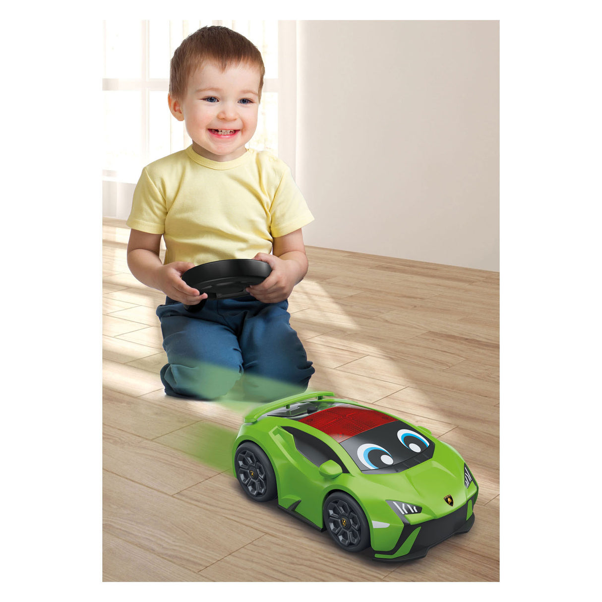 Clementoni baby - my first lamborghini - radiografisch bestuurbare raceauto – elektronisch educatief speelgoed – 2 jaar t m 4 jaar