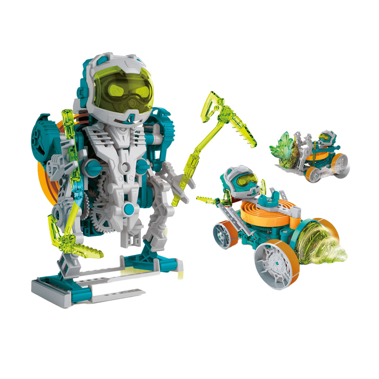 Clementoni Wetenschap en Spel Space Miner Robotica 3in1 Bouwset