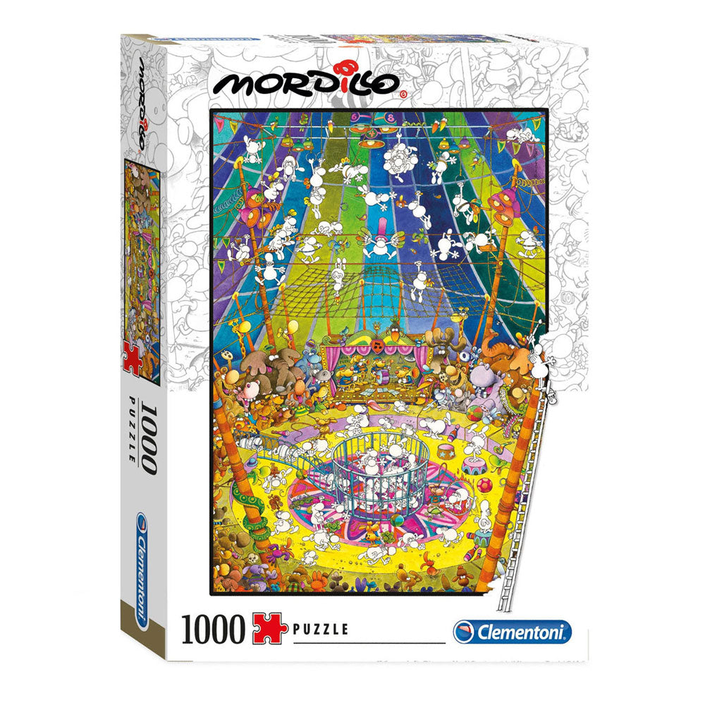 Clementoni legpuzzel mordillo the show, 1000st.