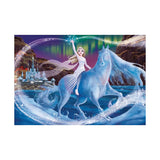 Clementoni legpuzzel super color glowing lights - frozen ii, 104st.