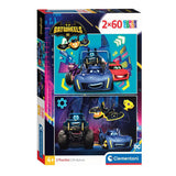 Clementoni legpuzzel super color batwheels, 2x60st.