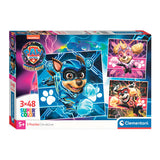 Clementoni legpuzzel super color vierkant ii, 3x48st.