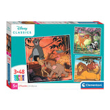 Clementoni Legpuzzel Super Color Vierkant Classics II, 3x48st.