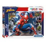 Clementoni Legpuzzel Super Color Spiderman, 104st.