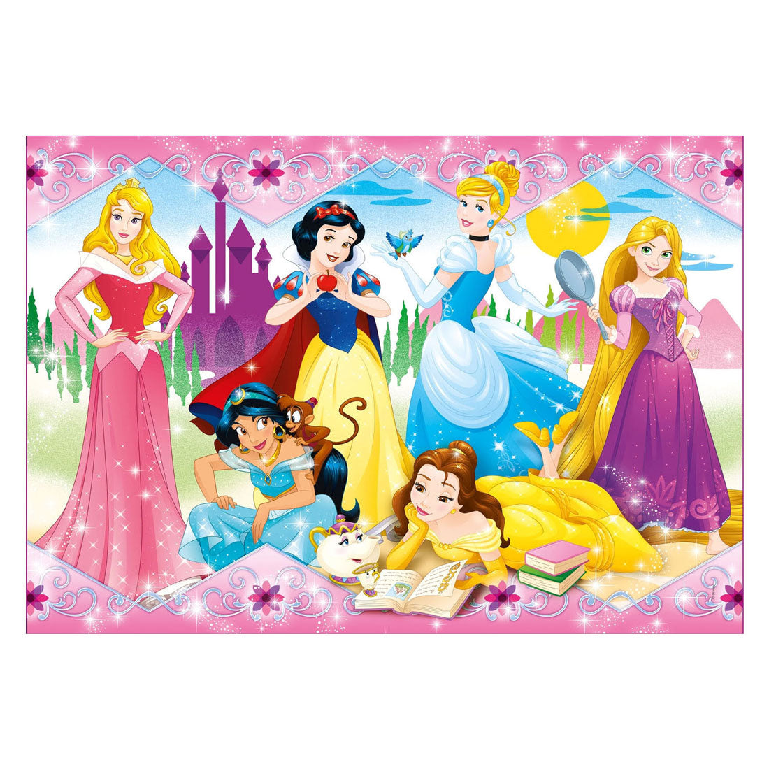 Clementoni Legpuzzel Super Color Prinses, 104st.