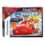 Clementoni legpuzzel super color cars, 104st.