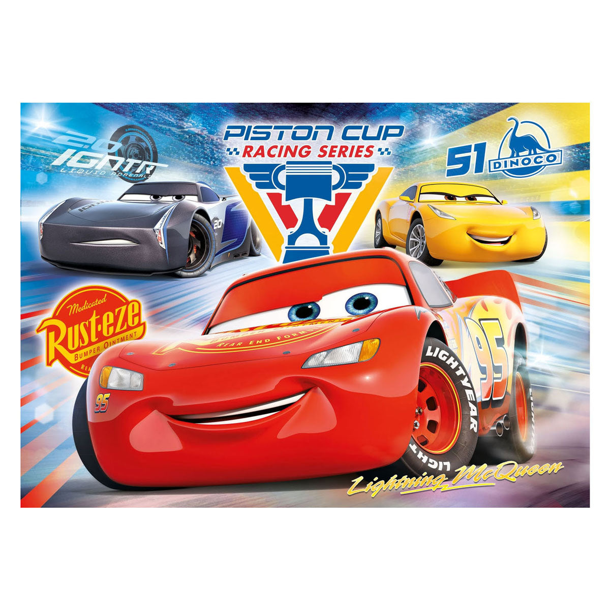 Clementoni legpuzzel super color cars, 104st.