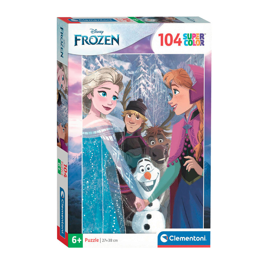 Clementoni legpuzzel super color frozen, 104st.