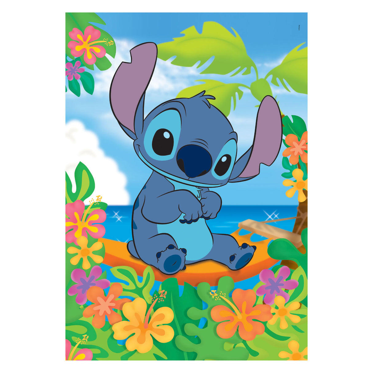 Clementoni legpuzzel super color disney stitch ii, 104st.