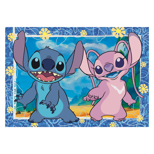 Clementoni legpuzzel super color disney stitch iii, 104st.